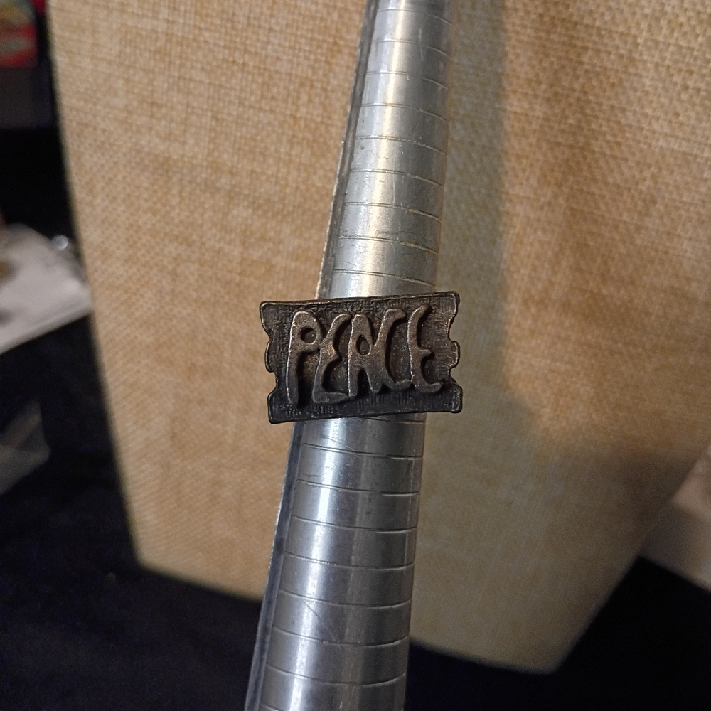 Peace Sign Ring - Picture 2 of 5